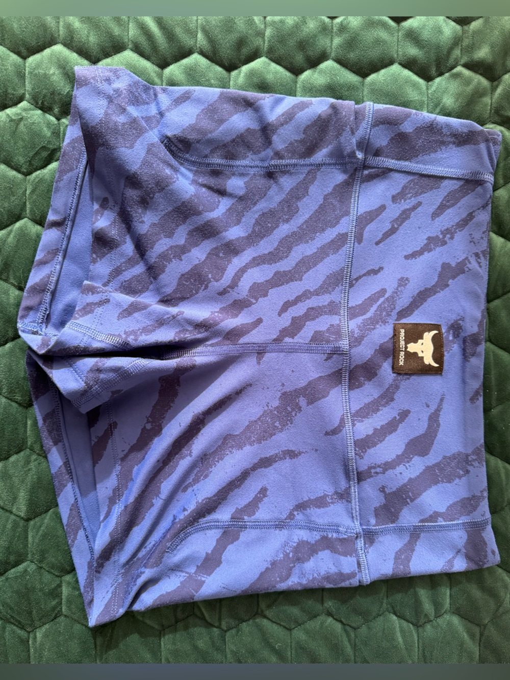 Under Armour Blue Patterned Women's Athletic Shorts